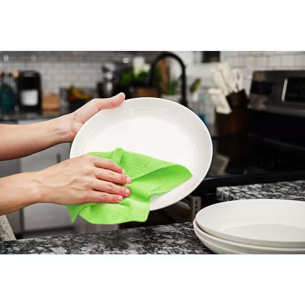 9.5 In. X 12 In. Tear ‘N Wipe All-Purpose Microfiber Cloth Towels (15 Cloths per