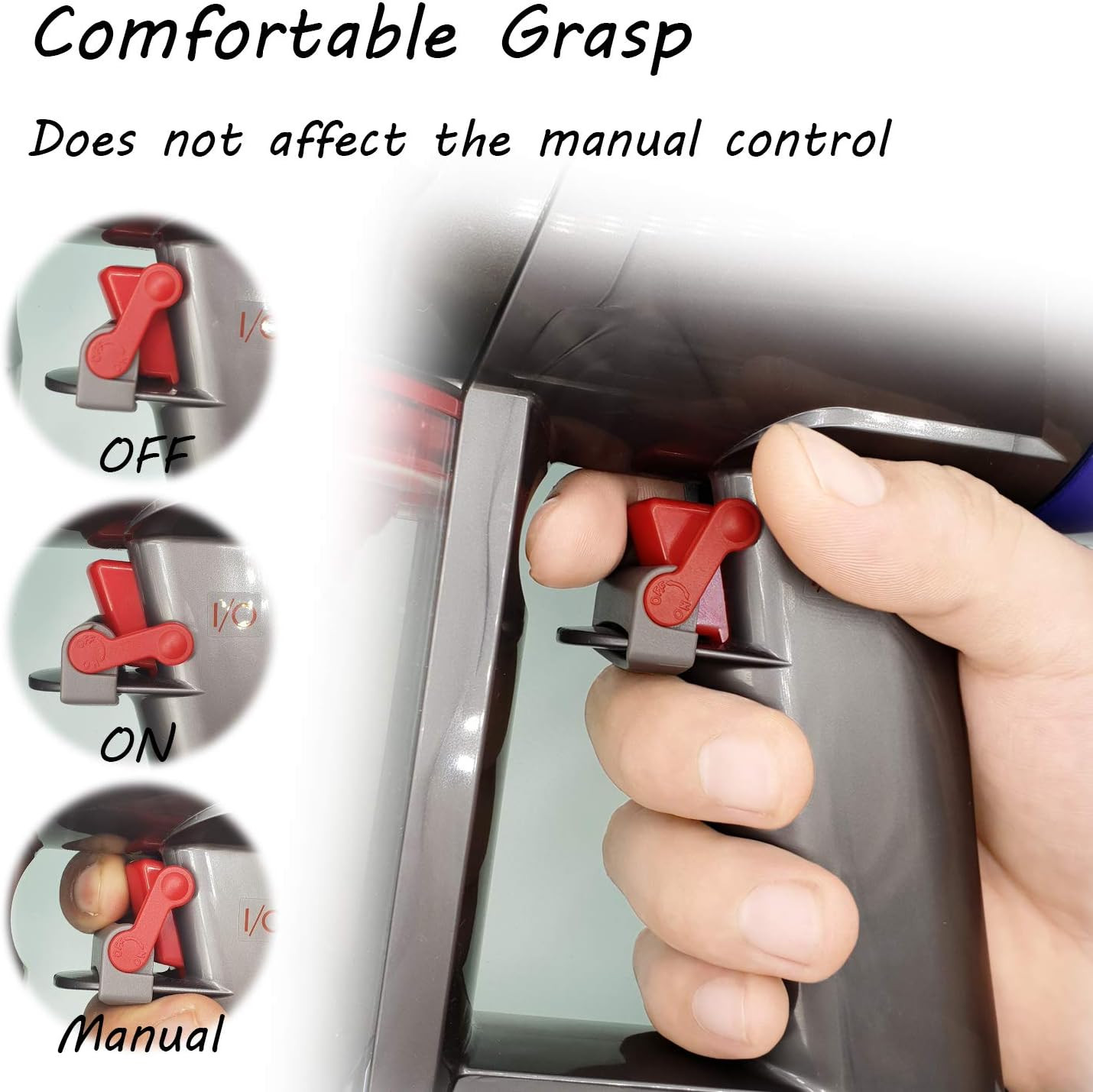 REEYEAR Power Button On/Off Control Clamp Compatible with Dyson Absolute/Motorhe