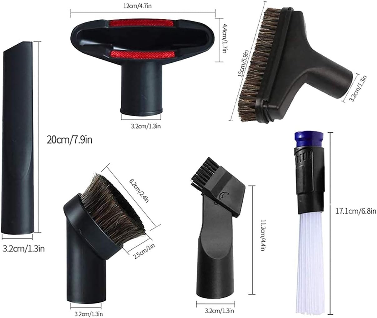 Comprehensive 1-1/4 Inch Vacuum Attachment Set – Clean Every Corner Effortlessly