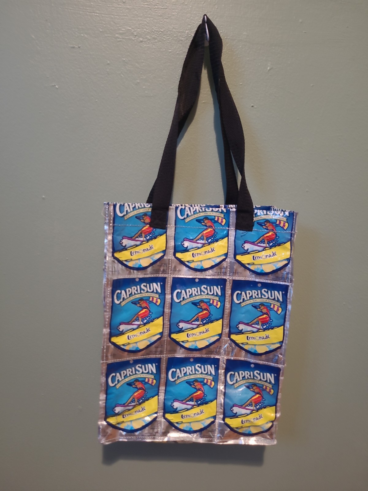 Capri Sun Fruit Punch Pouch Shopping Tote Bag Recycled Reusable Terracycle
