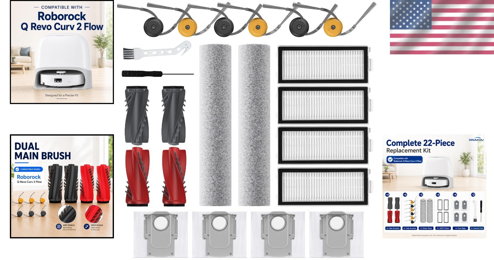 Essential Accessories for Roborock Qrevo Curv 2 Flow