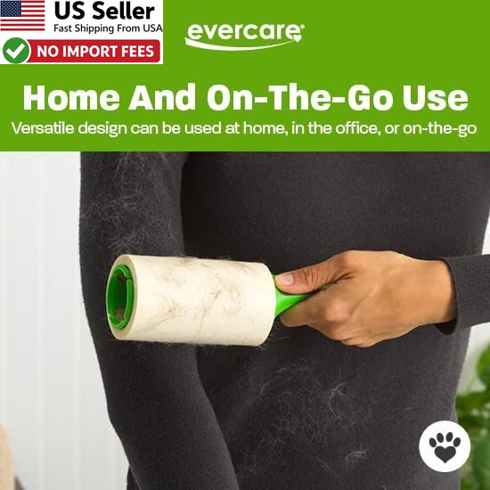 Evercare Pet Lint Roller Refill 60 Sheets 6 Count Pack Hair Removal Green USA