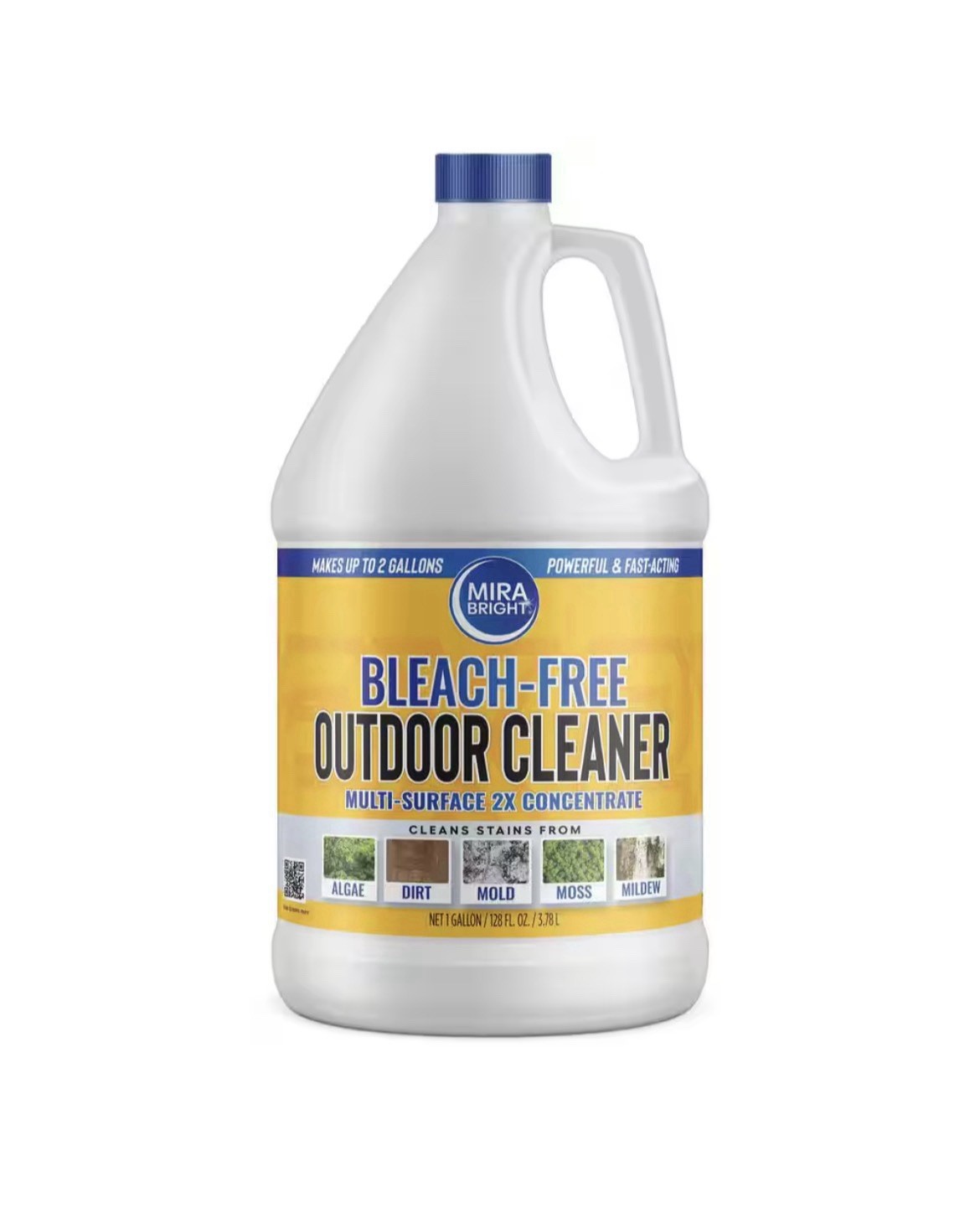 New Mira Bright Bleach-Free Outdoor Cleaner 1 Gallon Concentrate SHIPS ASAP!