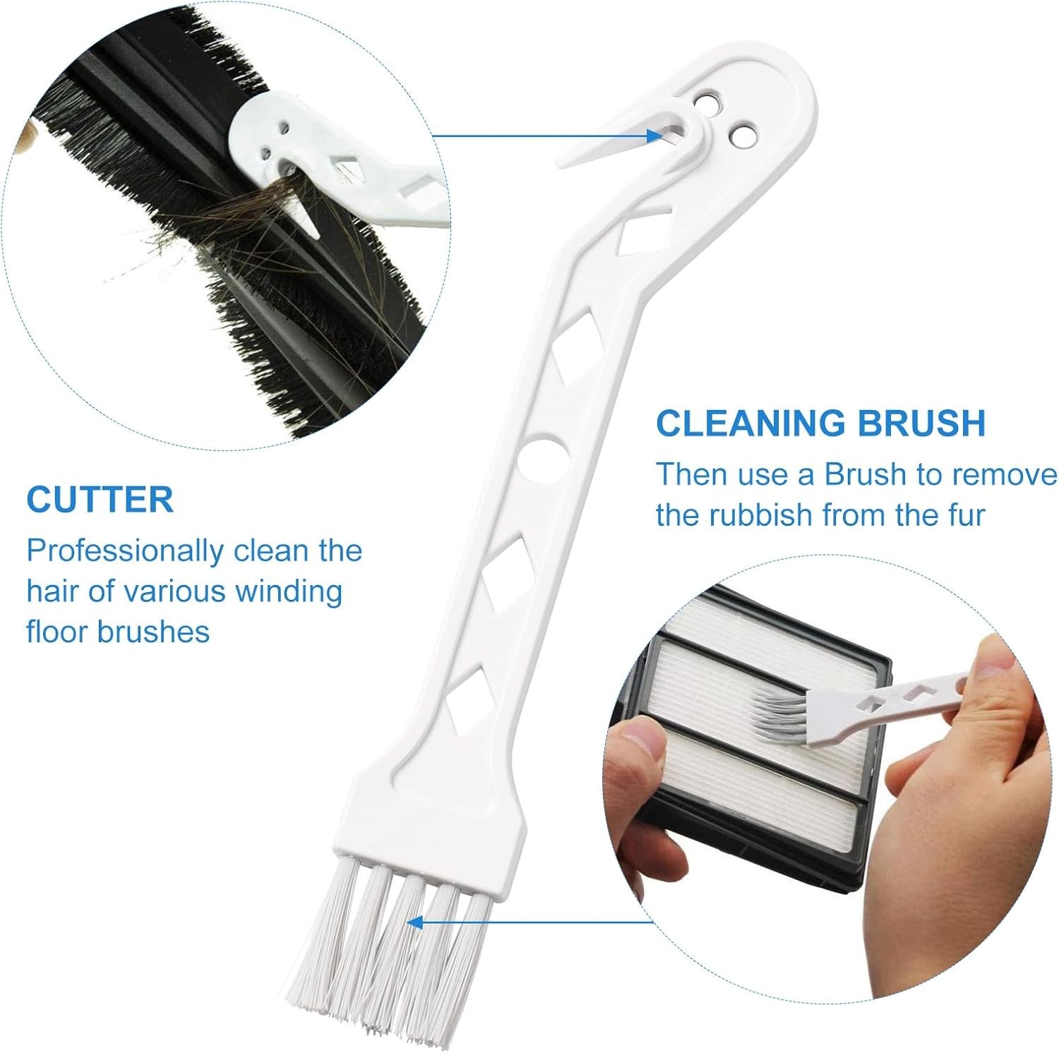 Dust Brush for Xiaomi/Shark/Dreame Vacuums – Boost Cleaning Efficiency