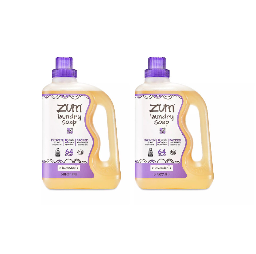Indigo Wild Zum Clean Laundry Soap Lavender 64 oz pack-2