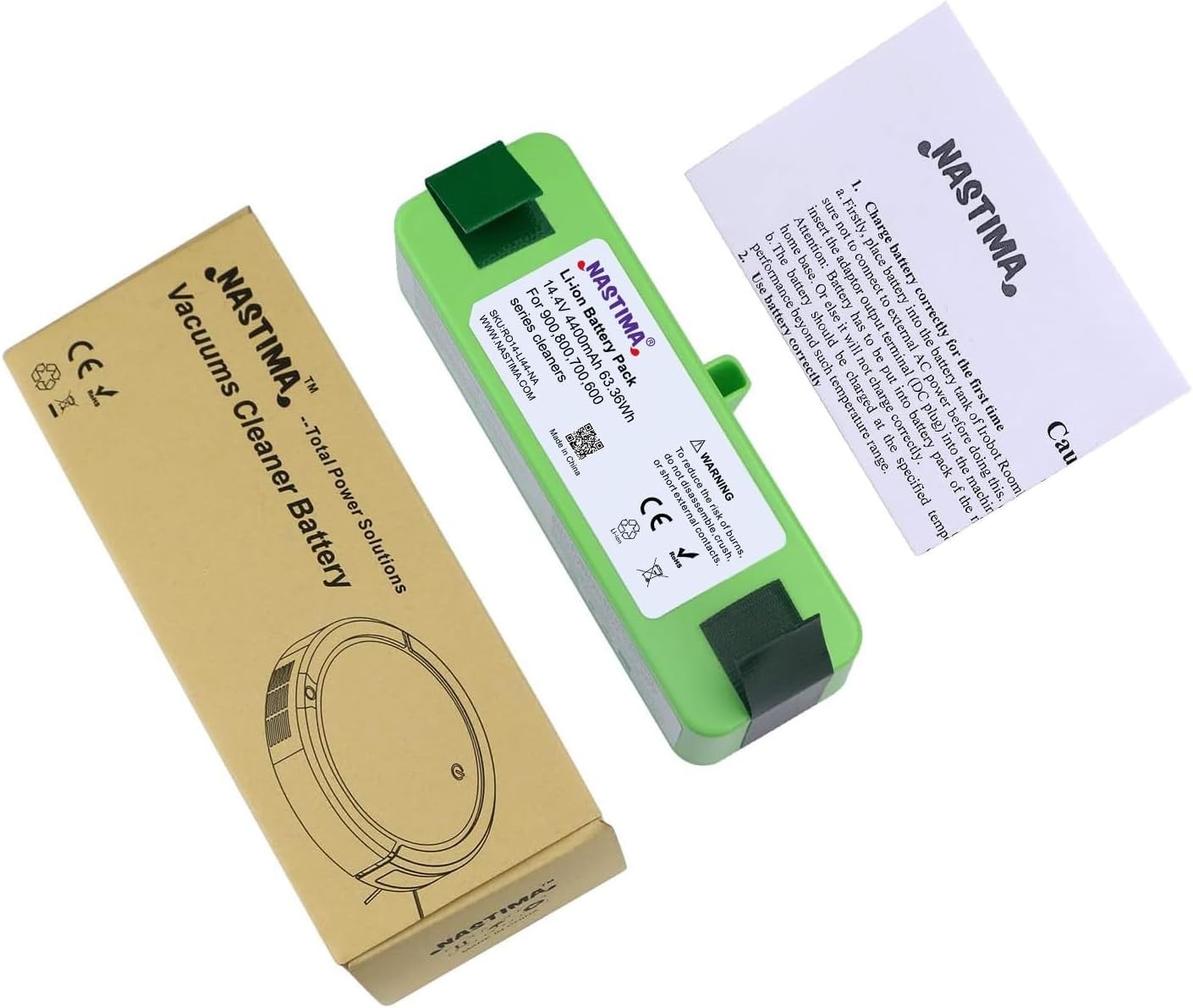 1800LI Battery Replacement for iRobot Roomba 960 980 805 690 694 981 970 965