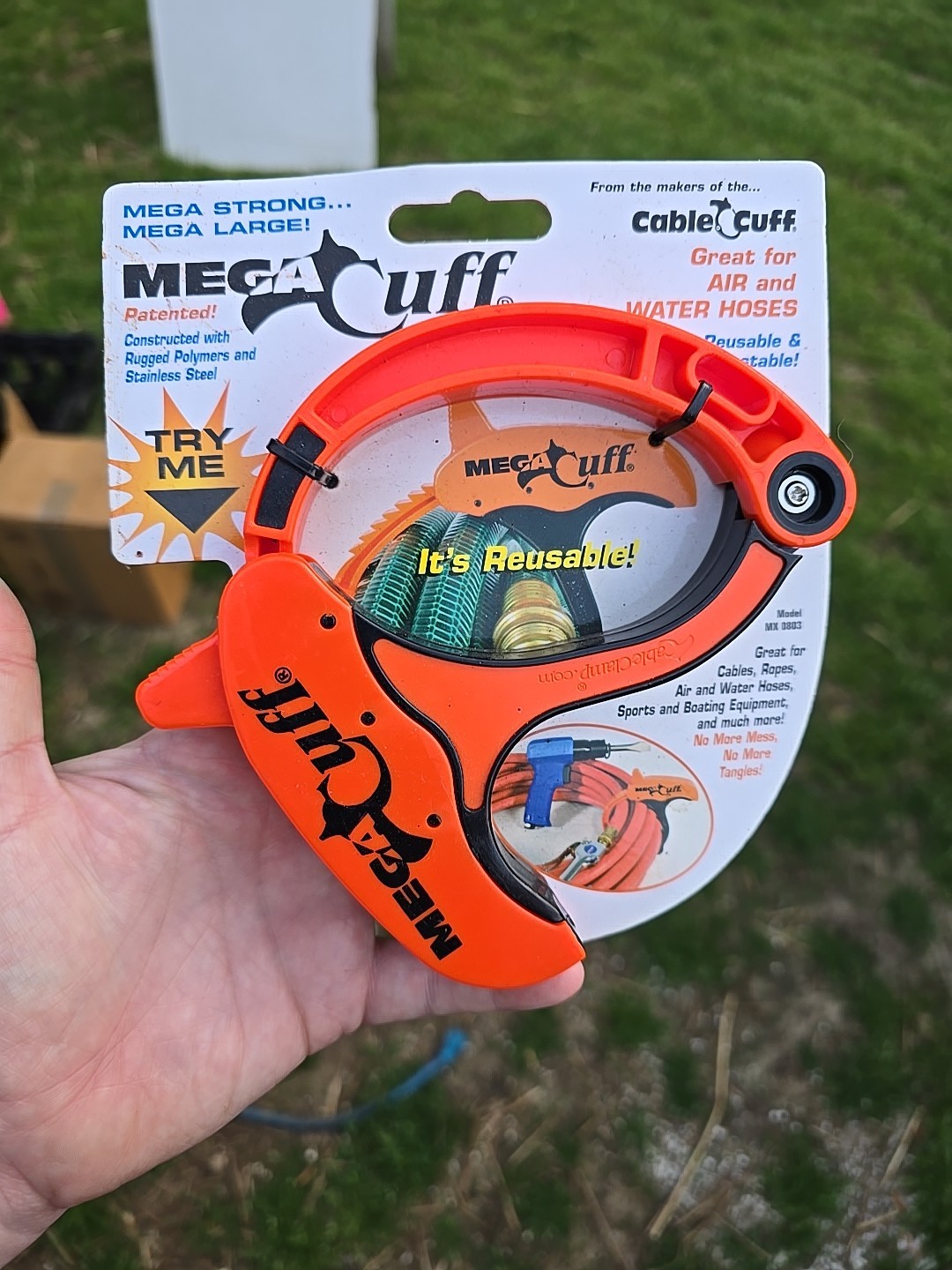 CABLE CUFF MEGA Cuff Reusable & Adjustable New GA Worldwide Made In China