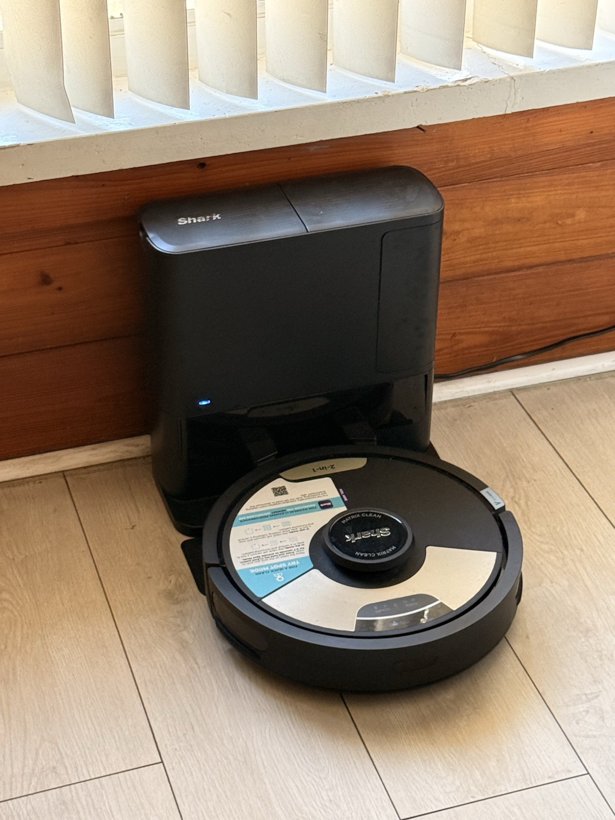 Shark Matrix Plus Robot Vacuum and Mop with Self-Empty HEPA Base Sonic Mopping