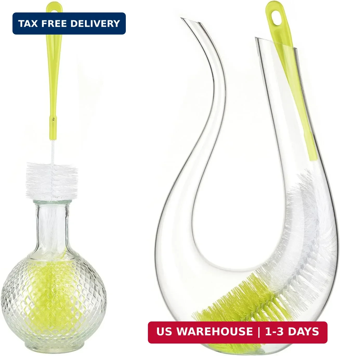 16 inch Long Bottle Brush Cleaner for Washing Wine/Beer/Sport Well/Thermos/Glass