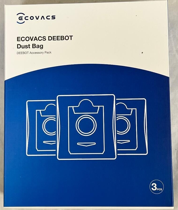 NEW ECOVACS Disposable Dust Bag for DEEBOT X1 , X1 PLUS, T10, T10 PLUS