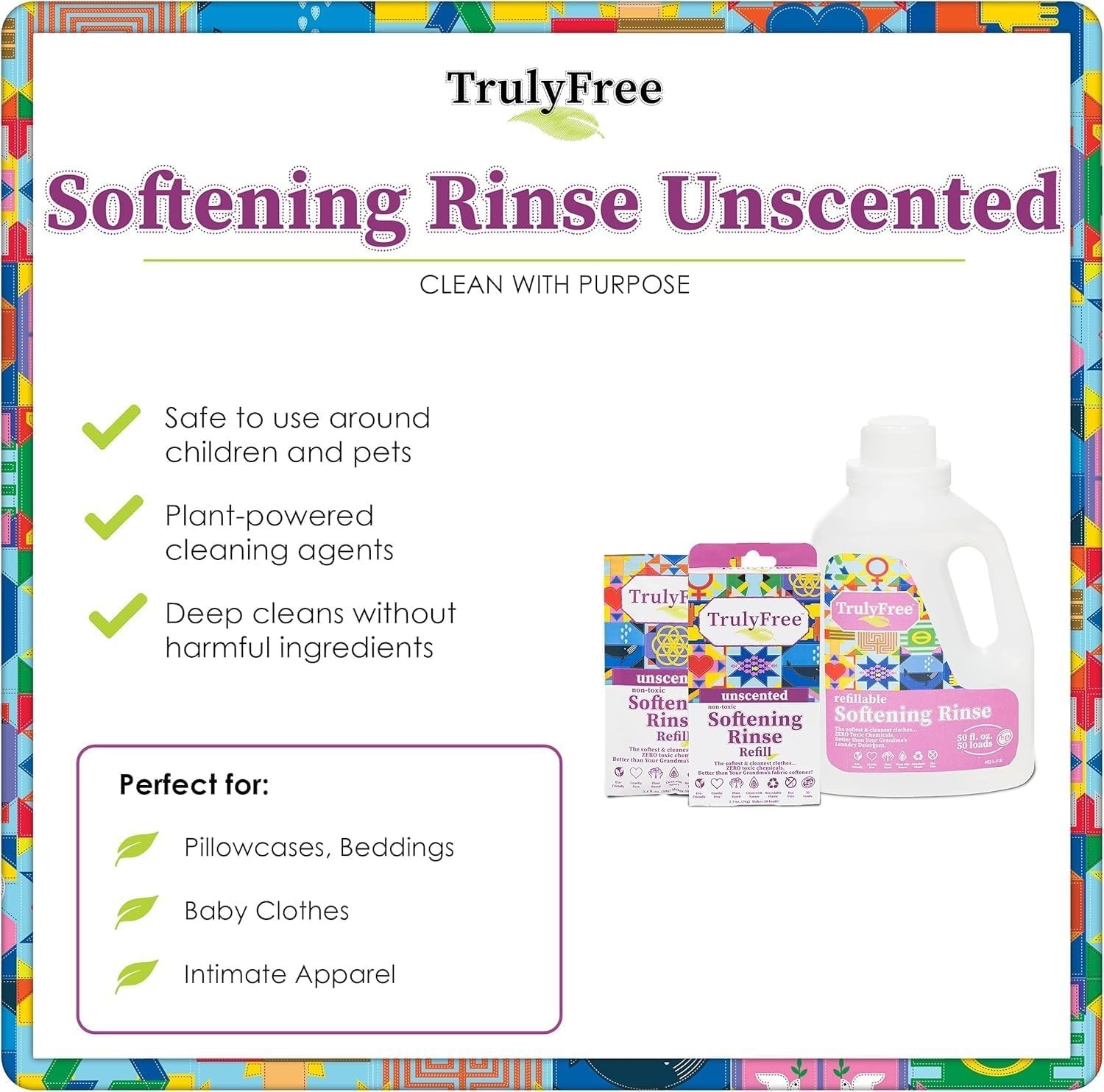 Natural Fabric Softener | Non-Toxic for Babies & K