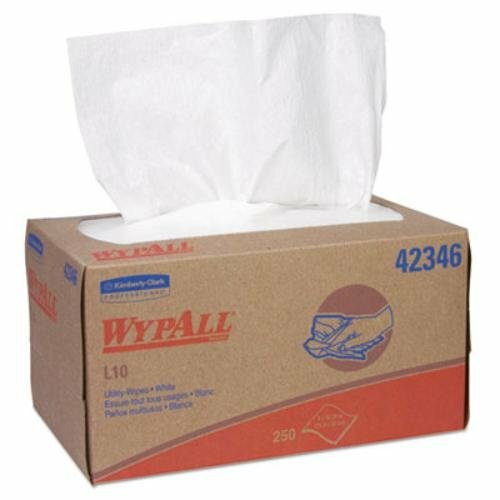 Kimberly Clark WypAll L10 Lightweight Utility Towels | 24 Boxes of 250 Sheets