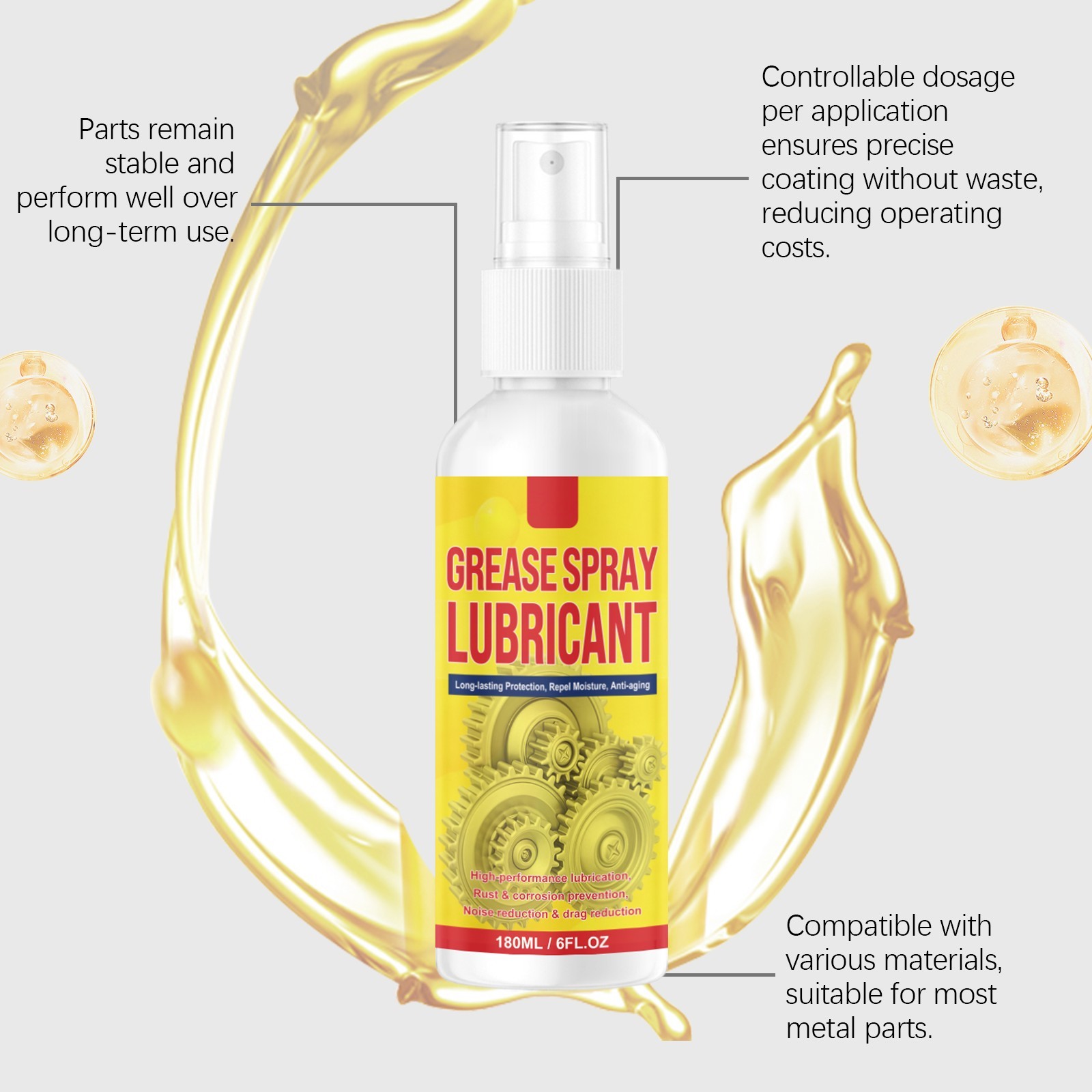 100ml Rust Removal Lubricant Spray New Anti-Rust Lubricant Spray & Rust Remover