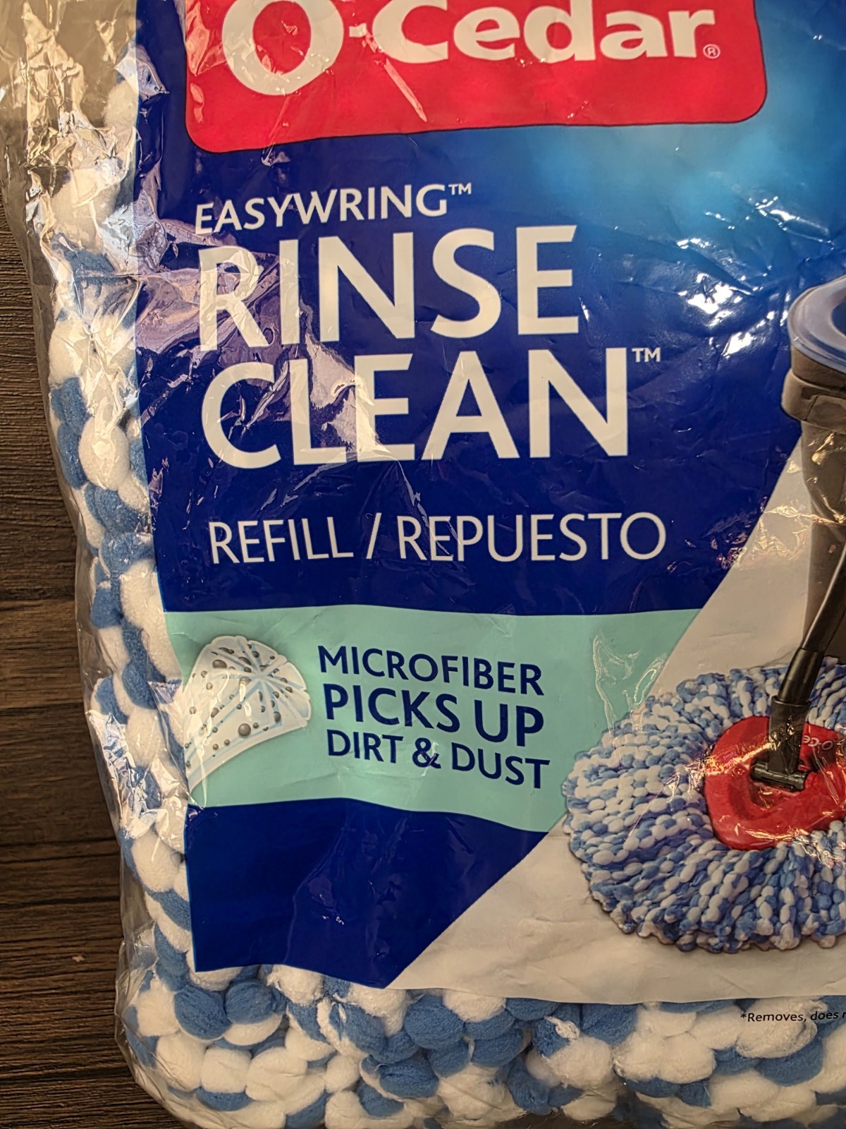 O-Cedar Easy Wring Rinse Clean Spin Mop Head Replacement 2-Tank System