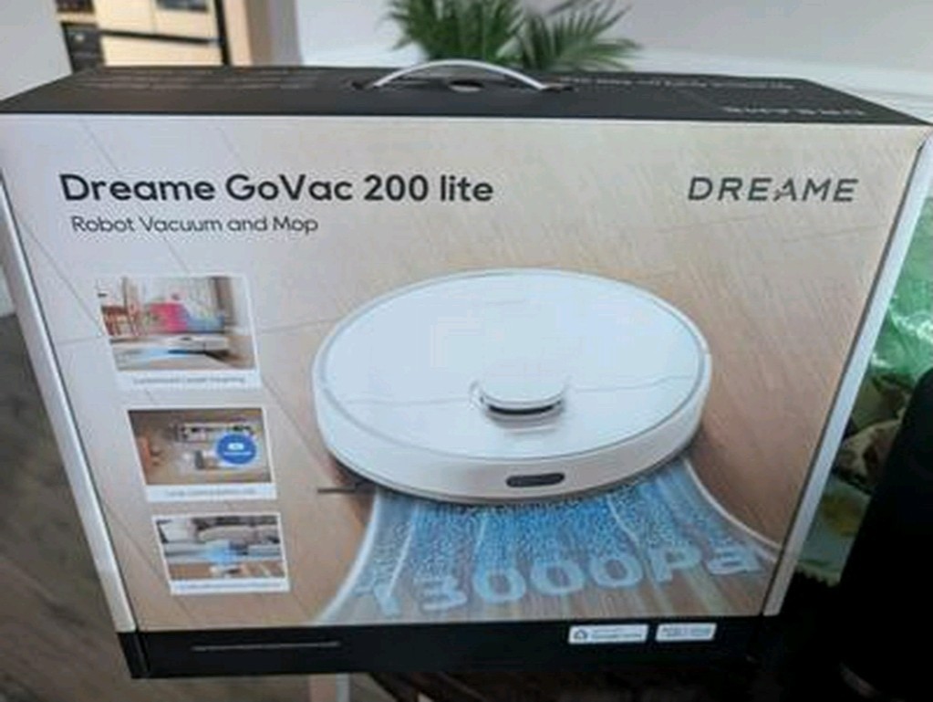 Dreame GoVac 200L Robot Vacuum & Mop 13,000Pa App Control Smart Mapping