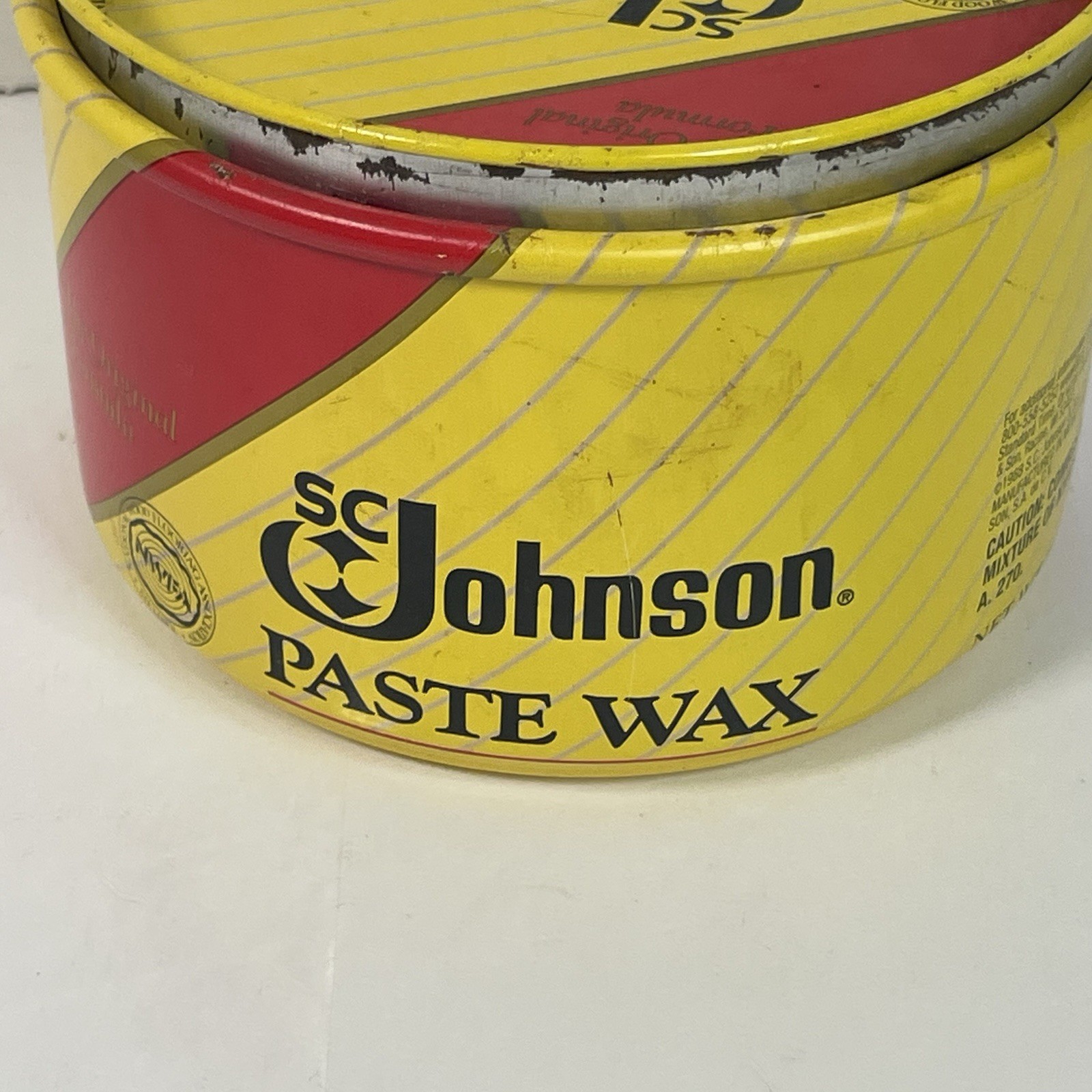 SC Johnson Paste Wax The Original Formula 16 oz (over 1lb) Discontinued