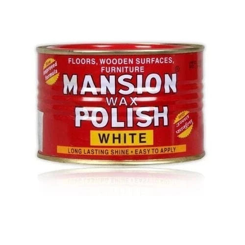 Mansion Wax White 400g Floor Furniture Polish Surface Shine Protection FS