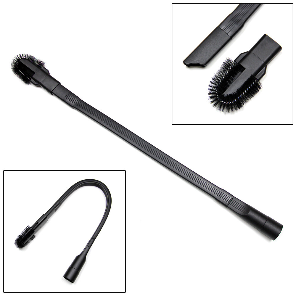 MaximalPower 25″ Long Crevice Tool for Vacuum 1.25″ Hose Detachable Brush Head