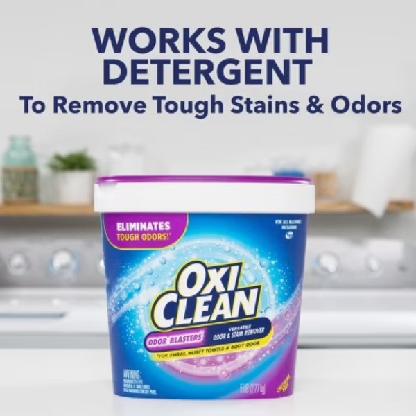 OxiClean Odor Blasters Versatile Stain Remover Powder – 5lbs