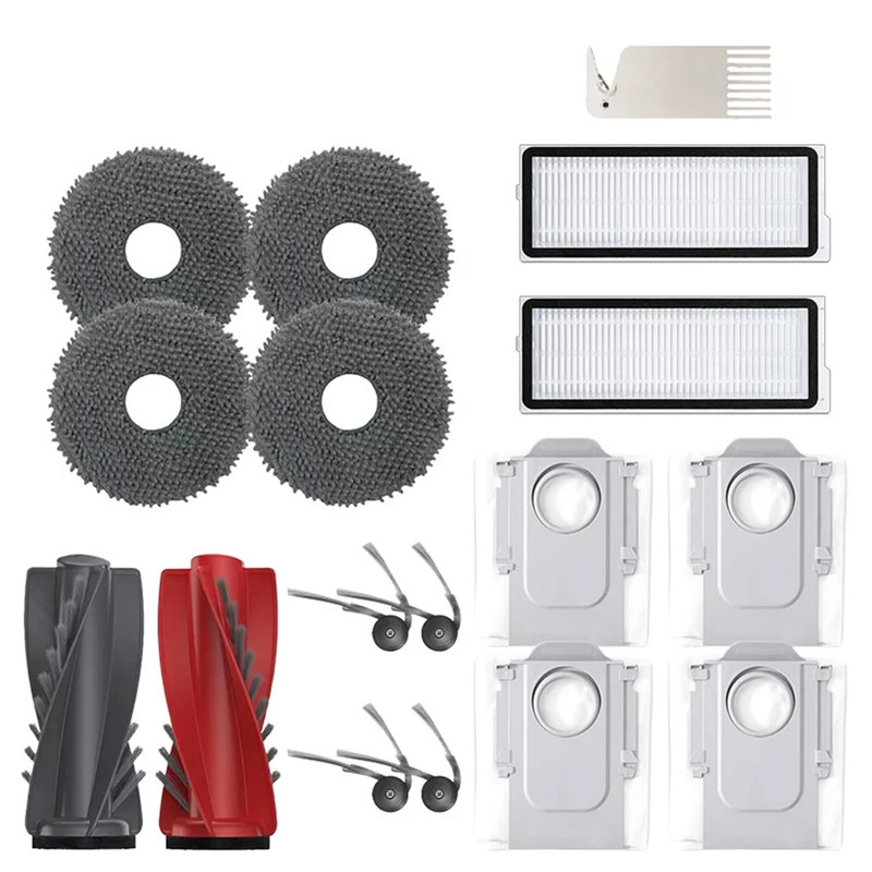 AT43-For Roborock Vacuum Cleaner Qrevo 5AE/P20/Curvc/Curv S5X Brush Accessories