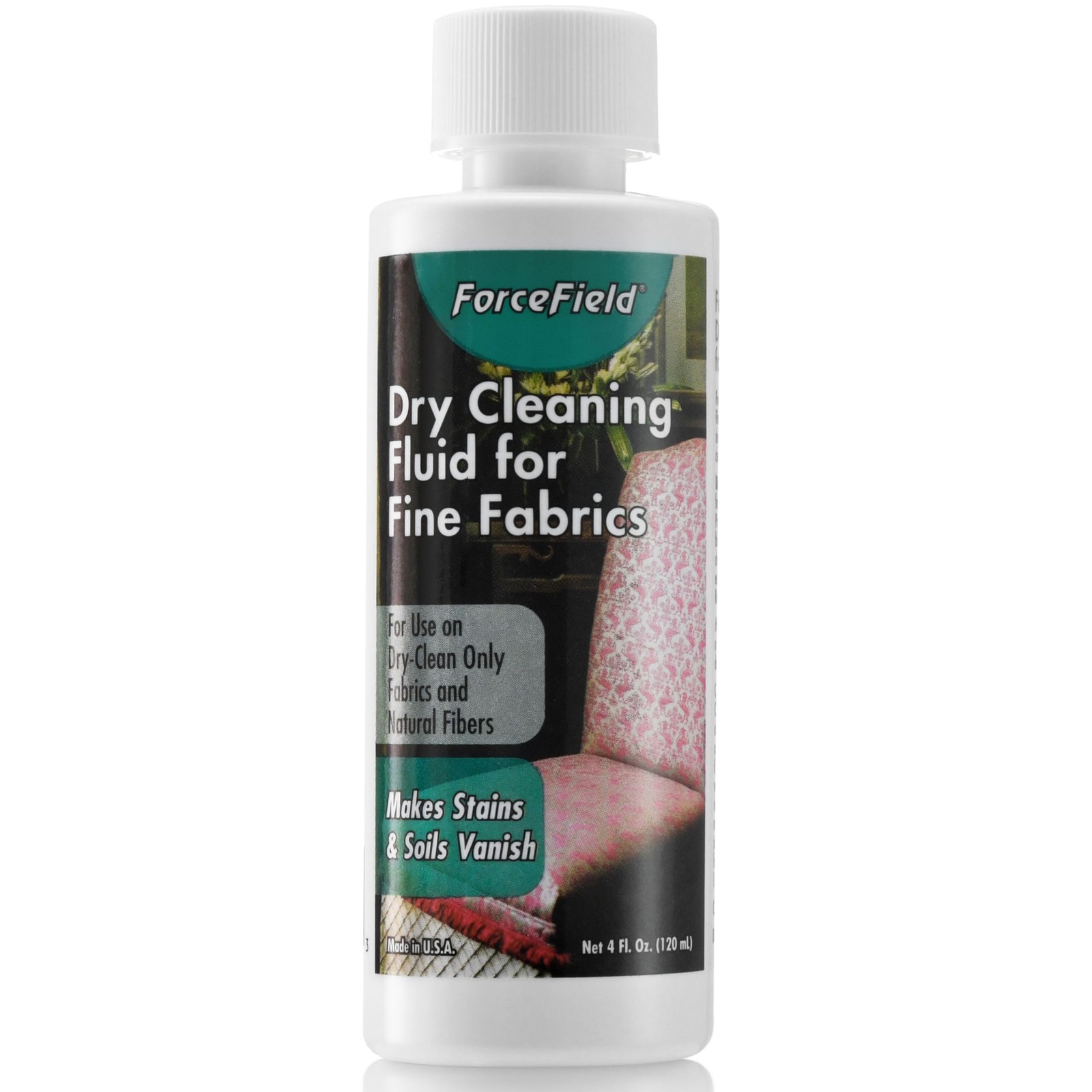 Dry Cleaning Fluid for Fine Fabrics, 4 Oz – Professional Strength Spot Remover f