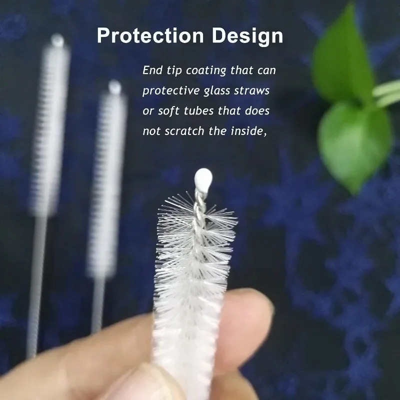 10pcs Straw Cleaner Brush Extend 17.5cm Extra Wide diam Pipe Cleaners Extra