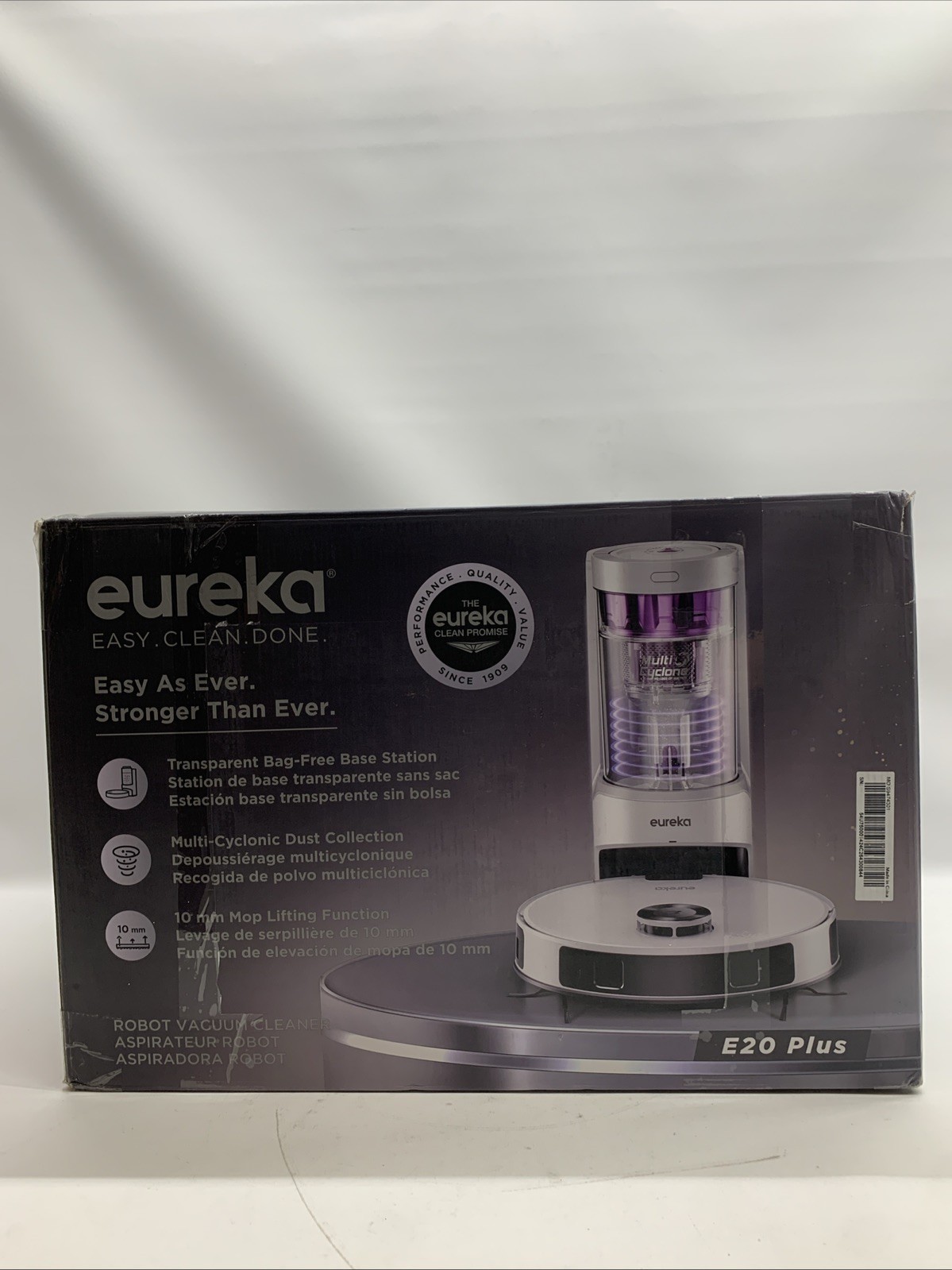 Eureka E20 Plus Robot Vacuum Cleaner Anti Hair-Tangling Brush 8000 Pa Suction