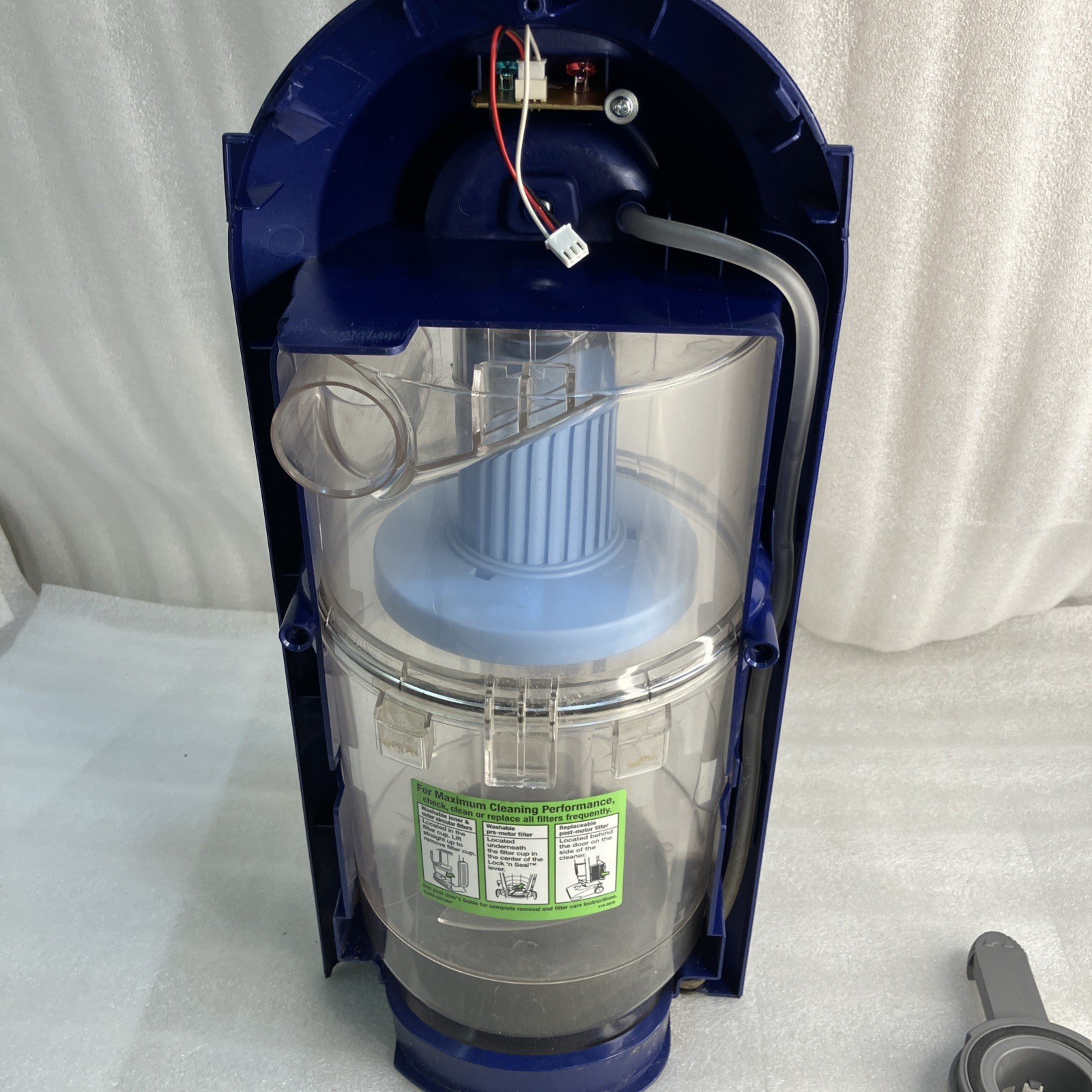 Bissell 58F8-3 Rewind SmartClean Upright Vacuum, Full Canister Dust Bin Assembly