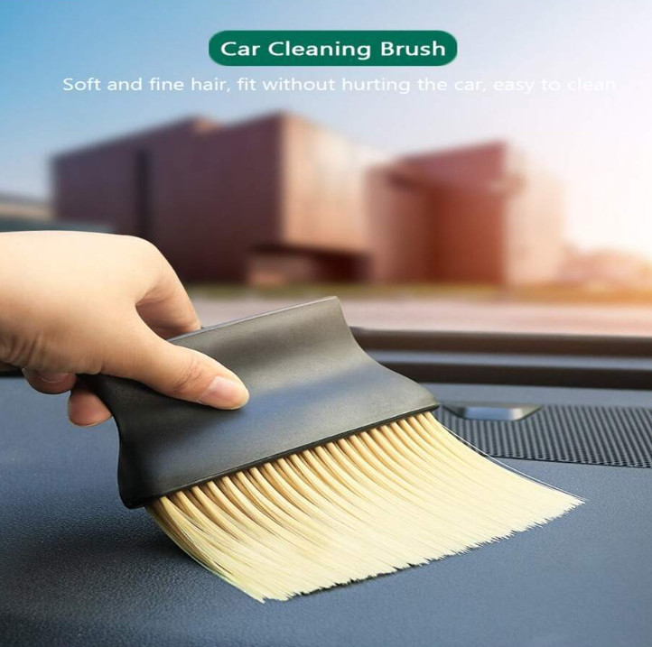 1Pc Car Air Vent Cleaning Brush – Compact Tool for Dust and Dirt Removal