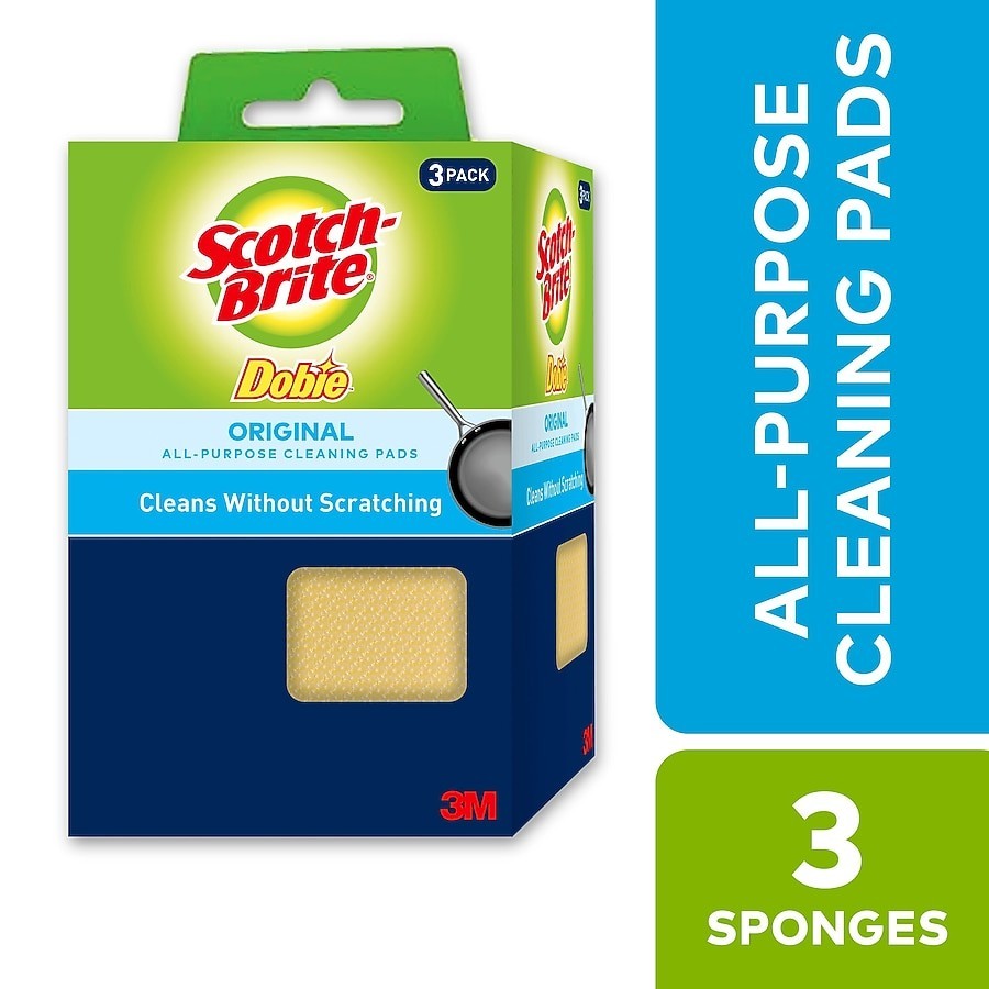 Scotch-Brite Dobie All-Purpose Polyurethane Cleaning pad 3 -Pack