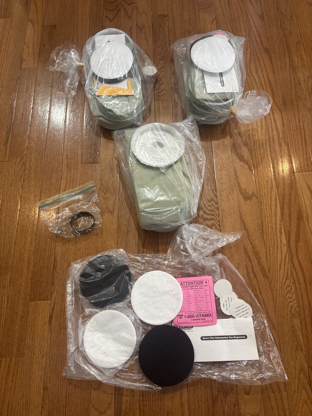 3 Packs of Vita- Vac III by Vitamix Replacement Bag system ( 9 bags total )