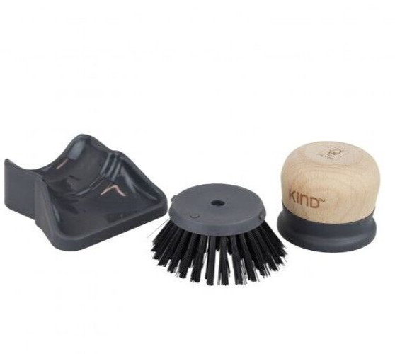 Casabella KIND Palm Brush with holder (Perfect Dish scrubber)