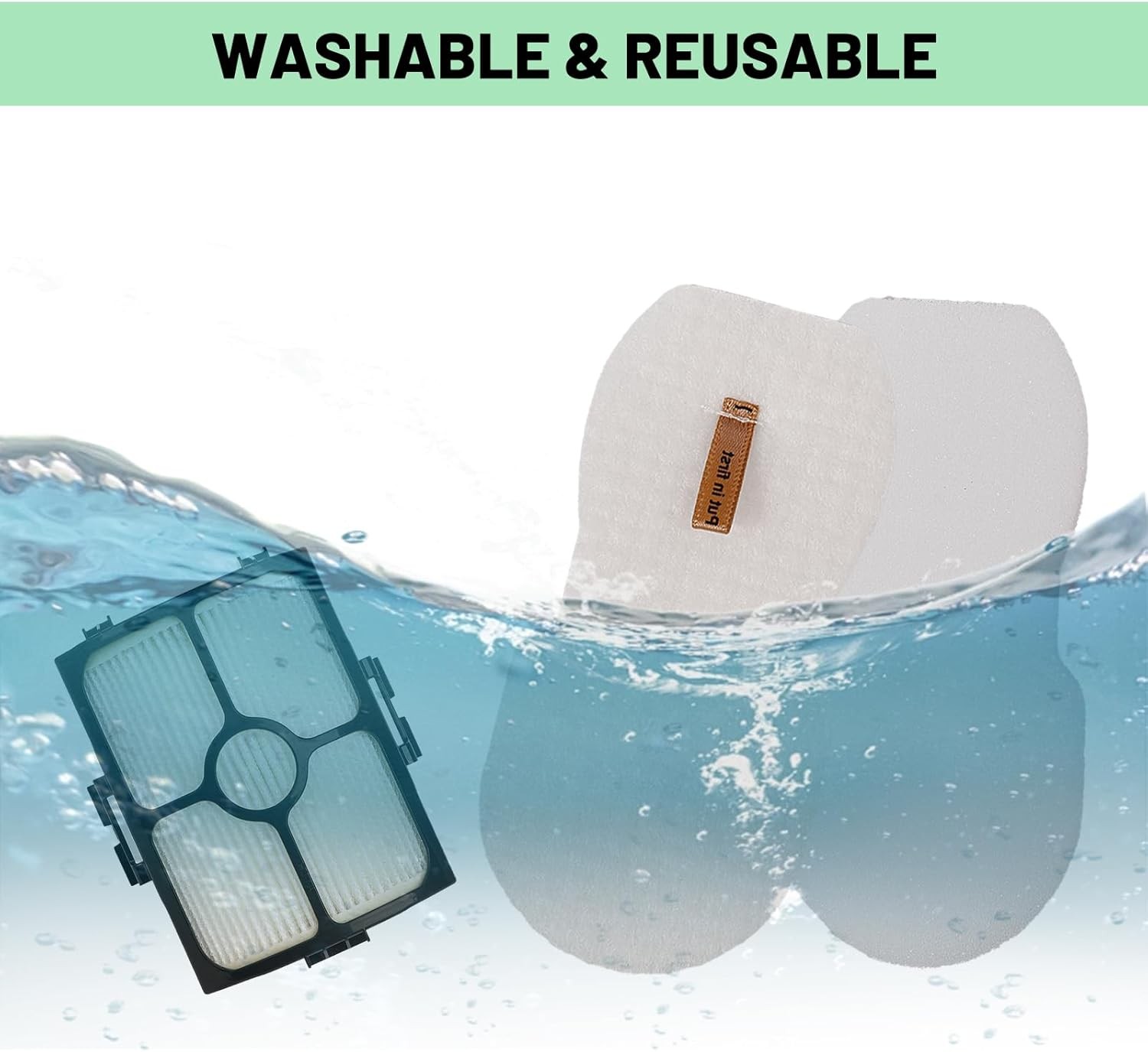 Replacement Filter for Shark HZ3002 HZ3000 Stratos Ultralight Corded Stick