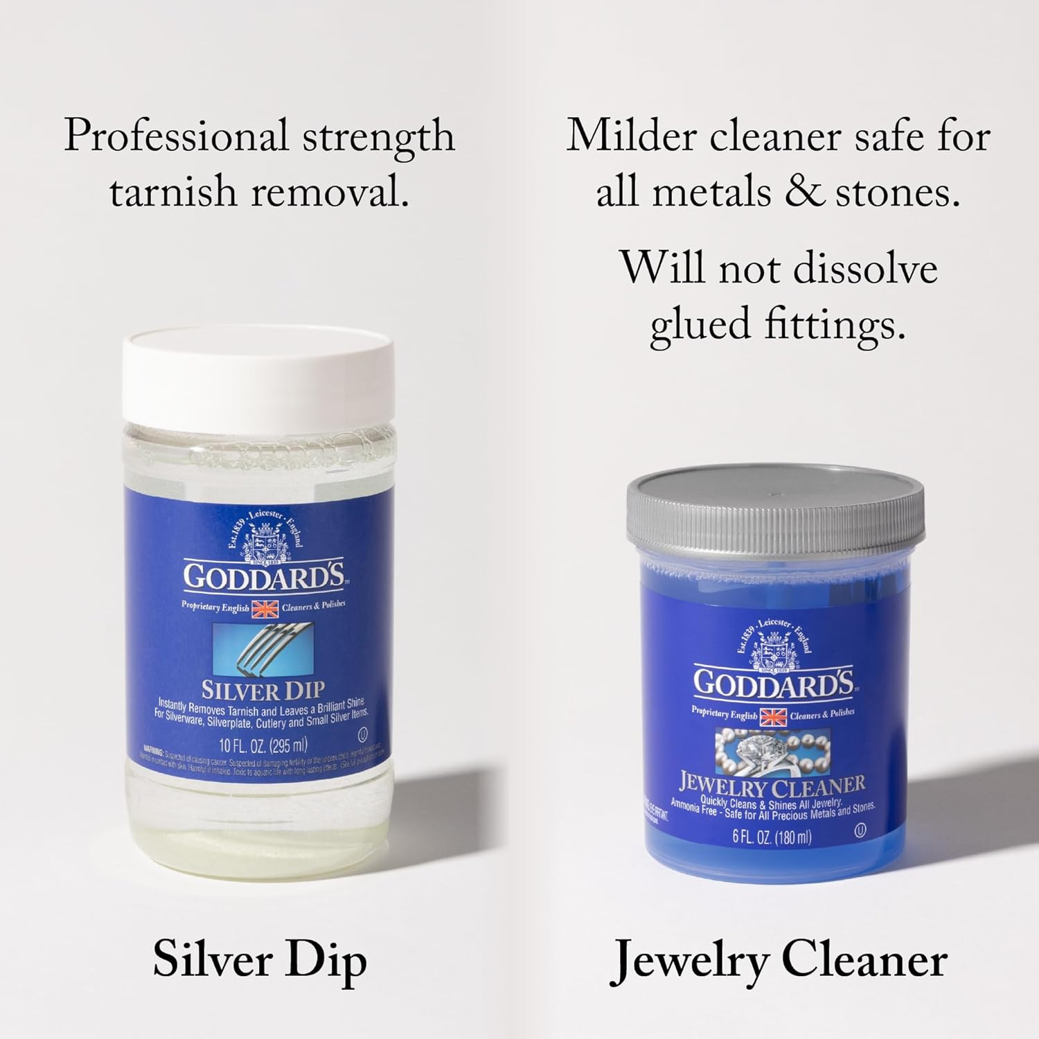 Silver Cleaner Dip, Instant Tarnish Remover, Silver Polish, 10 Oz | Instantly Re