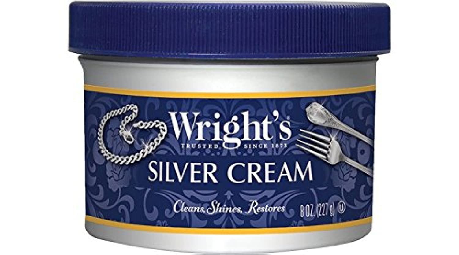 Silver Cleaner and Polish Cream – 8 Ounce – Ammonia Free – Gently Clean and R…