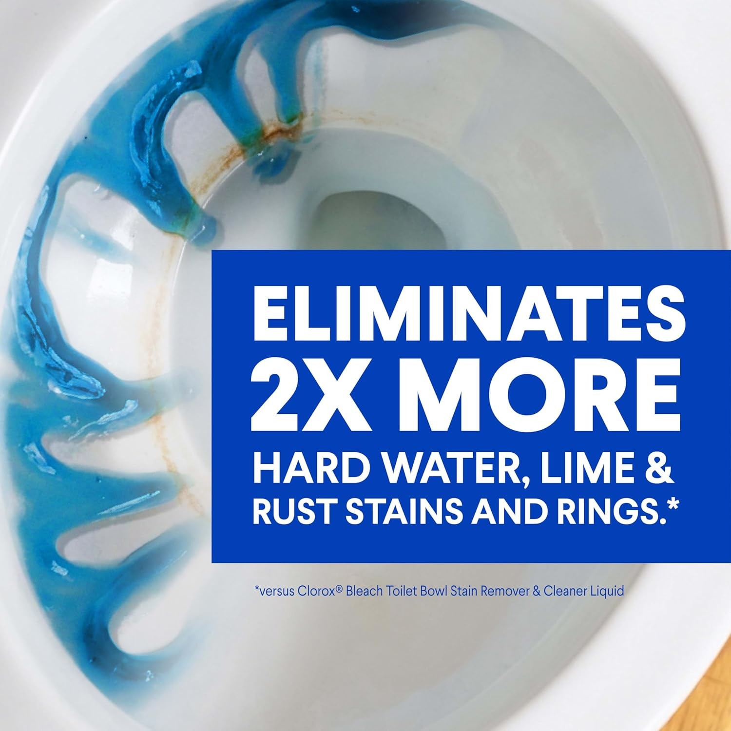 Toilet Bowl Cleaner Heavy Duty Stain and Ring Remover, Clean