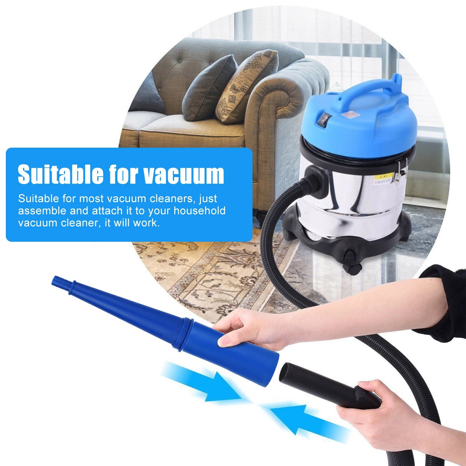 Flexible Dryer Vent Cleaning Attachment Vacuum Hose Lint Remover For Appliances