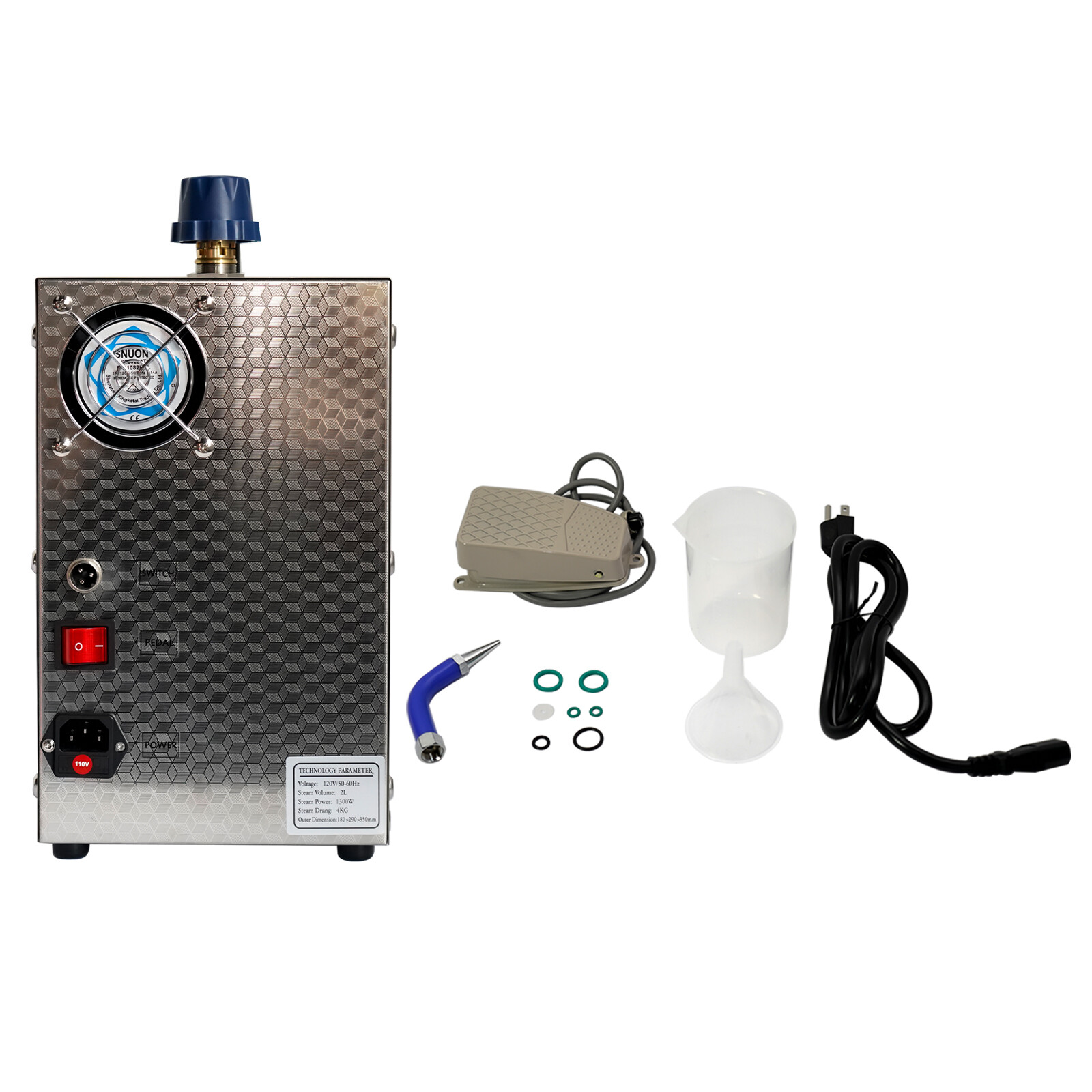 1300W Gem Washer, 2L Jewelry Steam Cleaning,Gold&Silver Steam Cleaning Durable