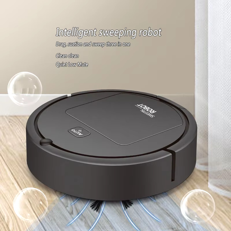 New Automatic Robot Vacuum Cleaner Smart Sweeping Dry Wet Cleaning Machine Charg