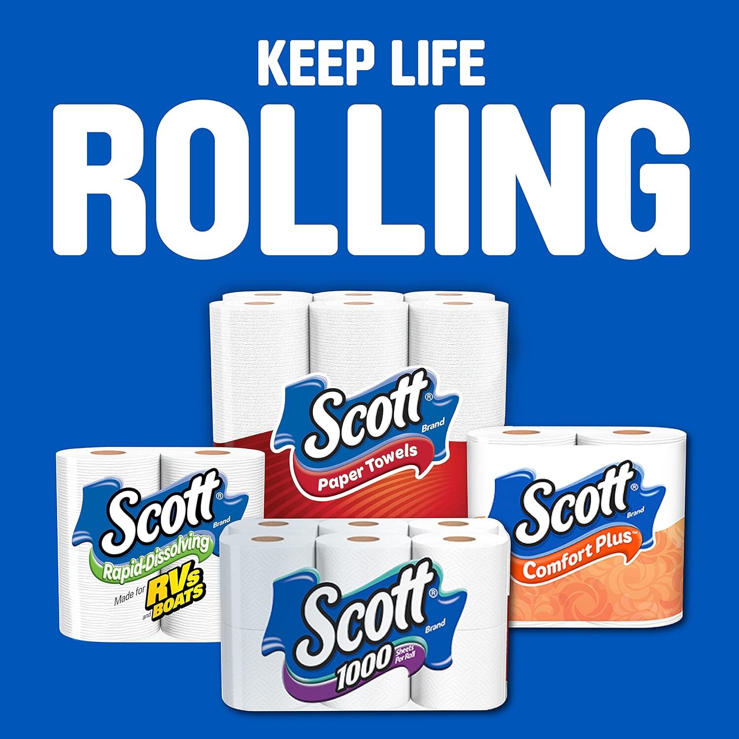 Scott Paper Towels Bulk 56 Regular Rolls 30 Mega Rolls 2 Packs of 15 White