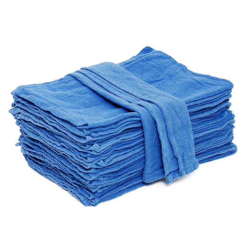 Recycled Surgical Huck Towel Dk Blue 22in X 12in Perfect for Windows and More