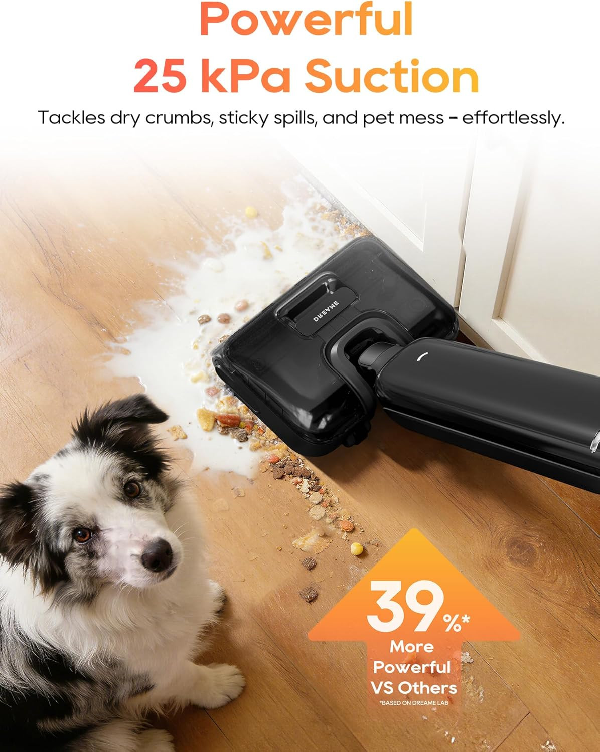 Aero Wet Dry Vacuum Mop – Self-Cleaning, Pet-Friendly, 35 Min Runtime