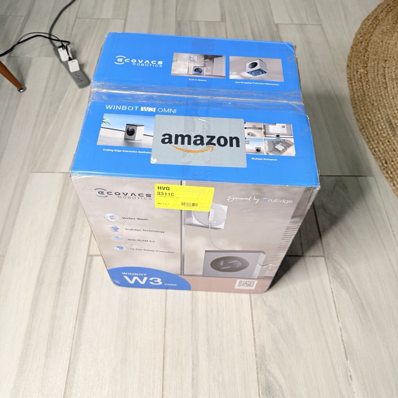 ECOVACS WINBOT W3 OMNI Window Cleaning Robot w/ Station *NEEDS PAD* *NOTES*
