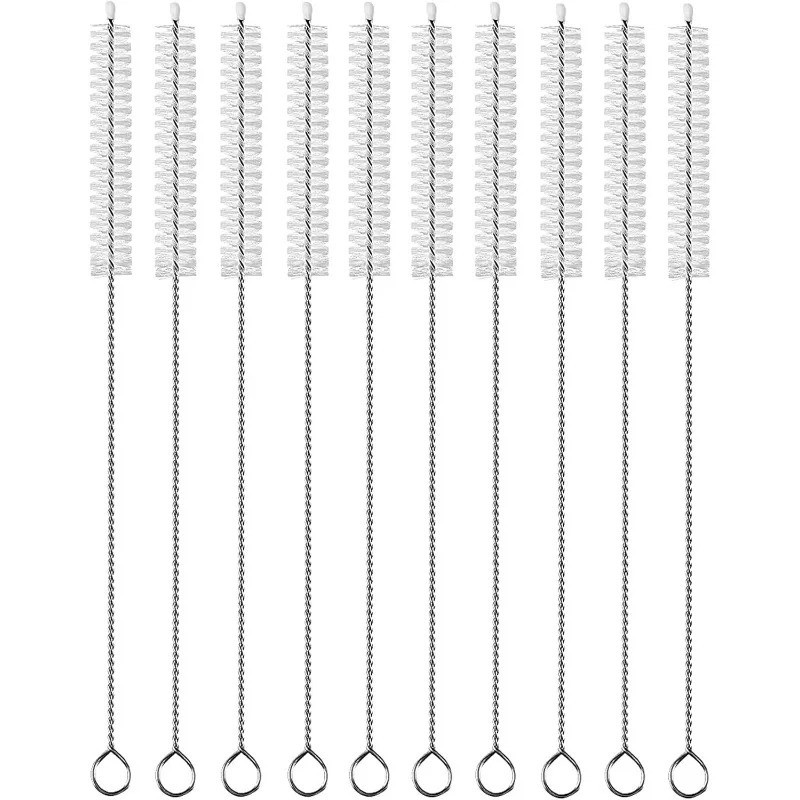 10pcs Straw Cleaner Brush Extend 17.5cm Extra Wide diam Pipe Cleaners Extra