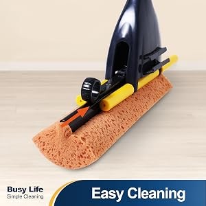 Sponge Mop Home Commercial Use Tile Floor Bathroom Garage Cleaning | Total 2