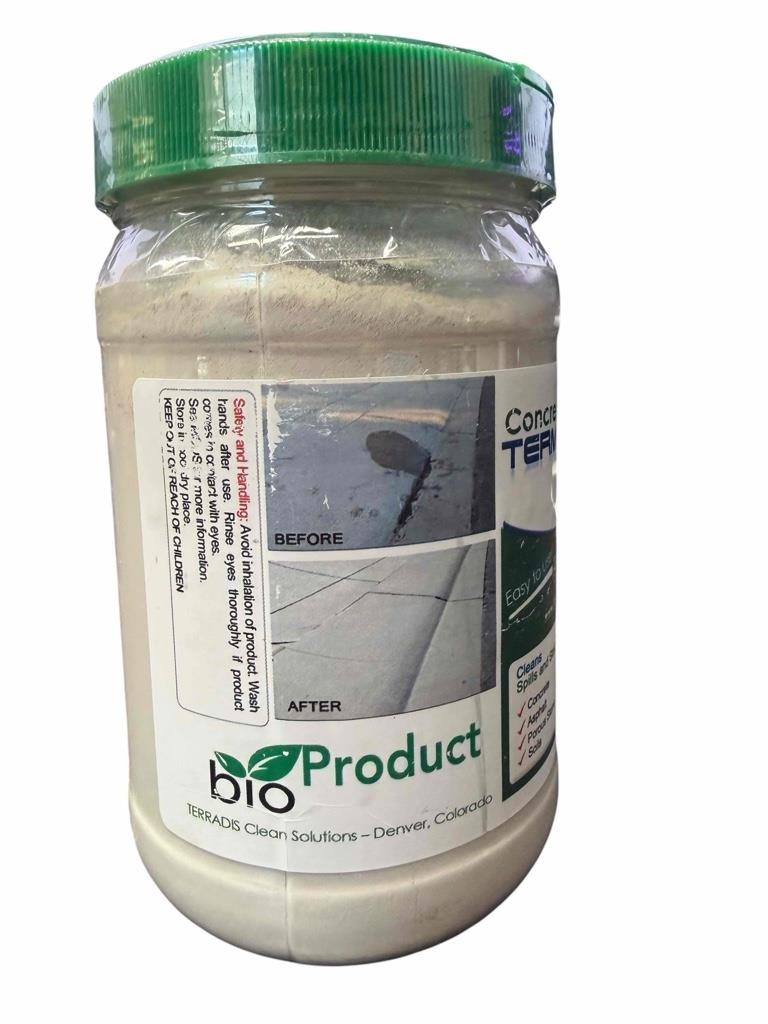NEW Concrete Cleaner Terminator HSD Oil Stain Remover Bio-Remediates 2lbs