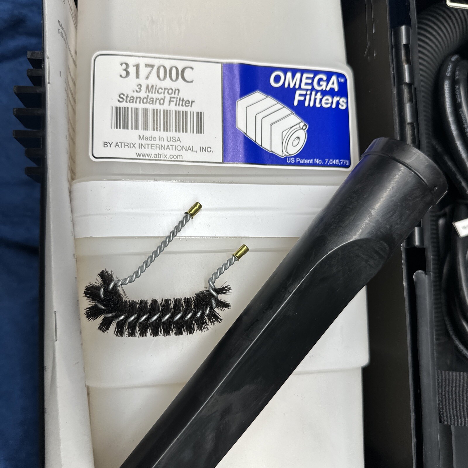 Atrix Omega Supreme Plus Series Vacuum. NEW, W/31700C Standard Filter .3 Micron