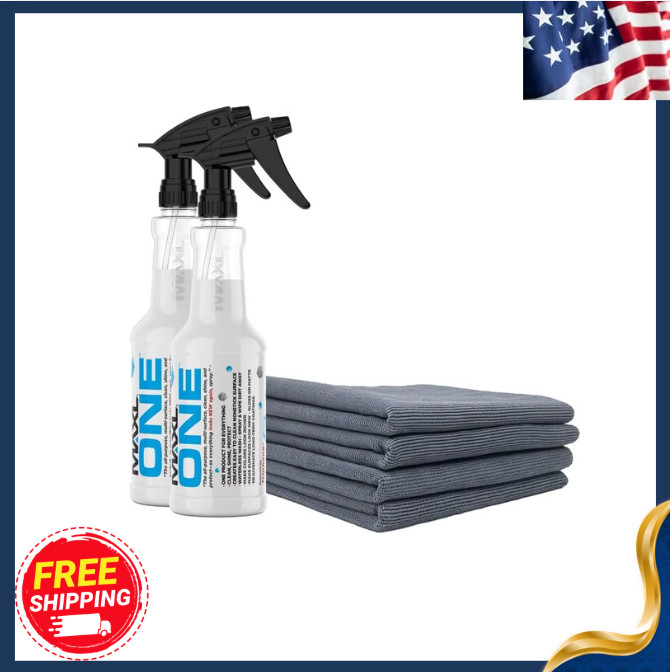 New Car Spray with Triphene Tech Waterless Detailer Clean Shine Protect 2x20oz 4