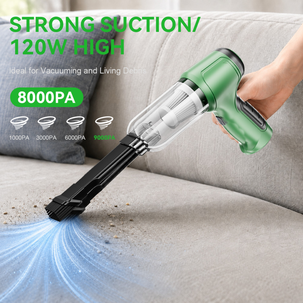 Handheld Vacuum Cordless Car Vacuum Cleaner Portable Suction&Blower for Home&Car