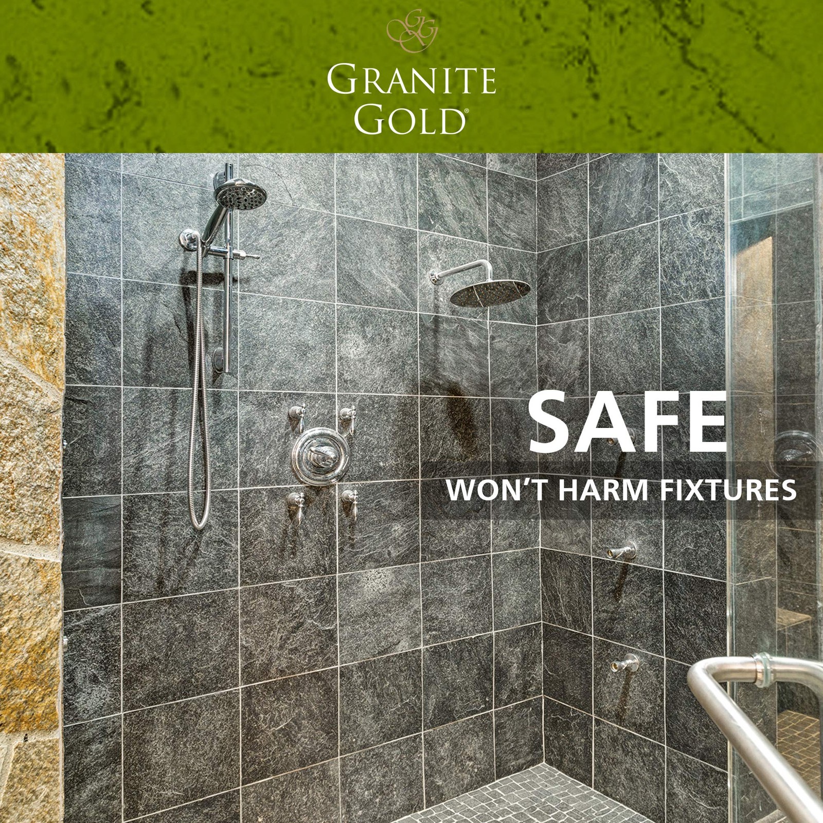 Shower Cleaner Spray for Quartz, Granite, Marble, Ceramic, and Other Stone Tu…